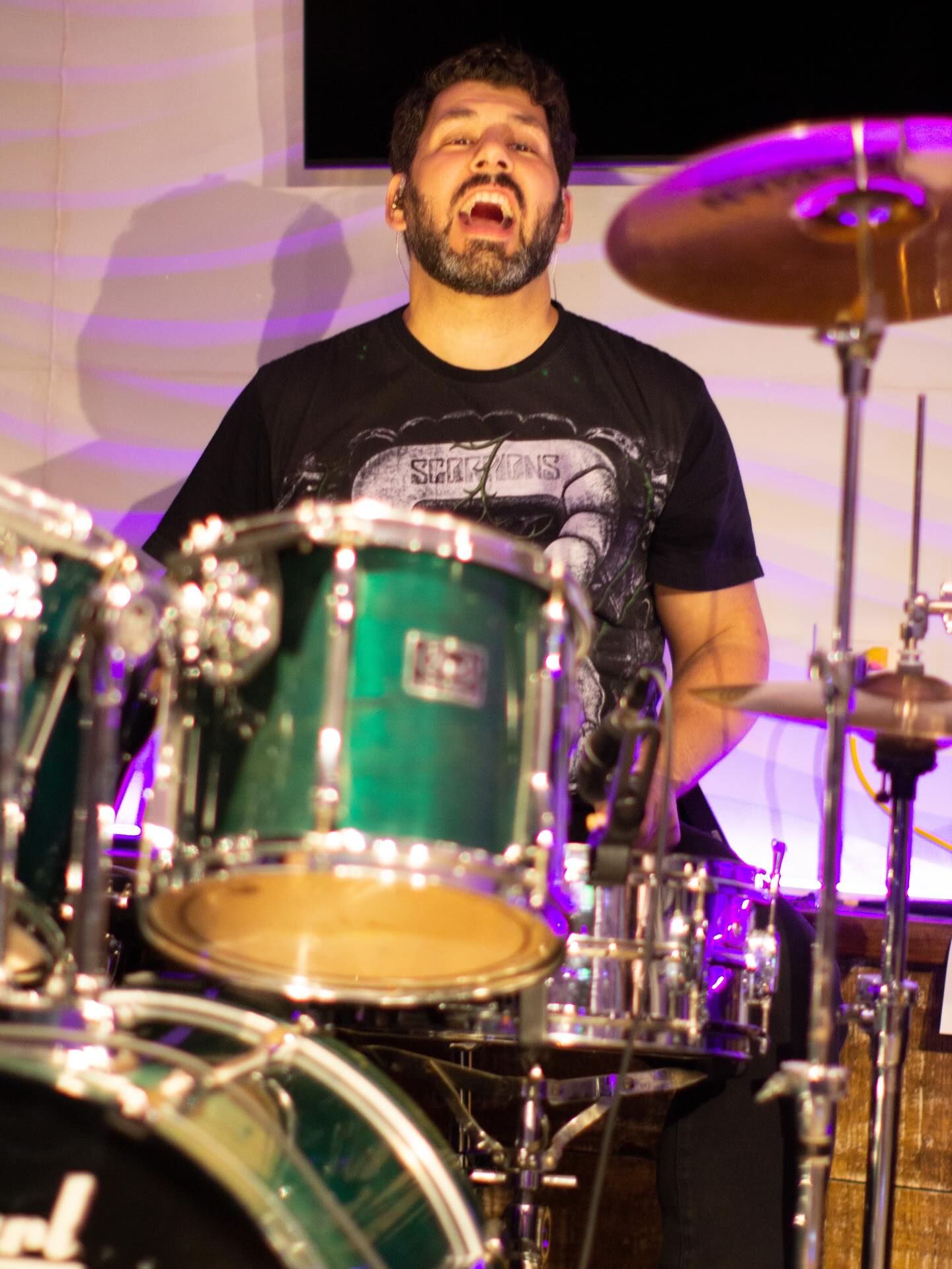 Drummer Renato in performance